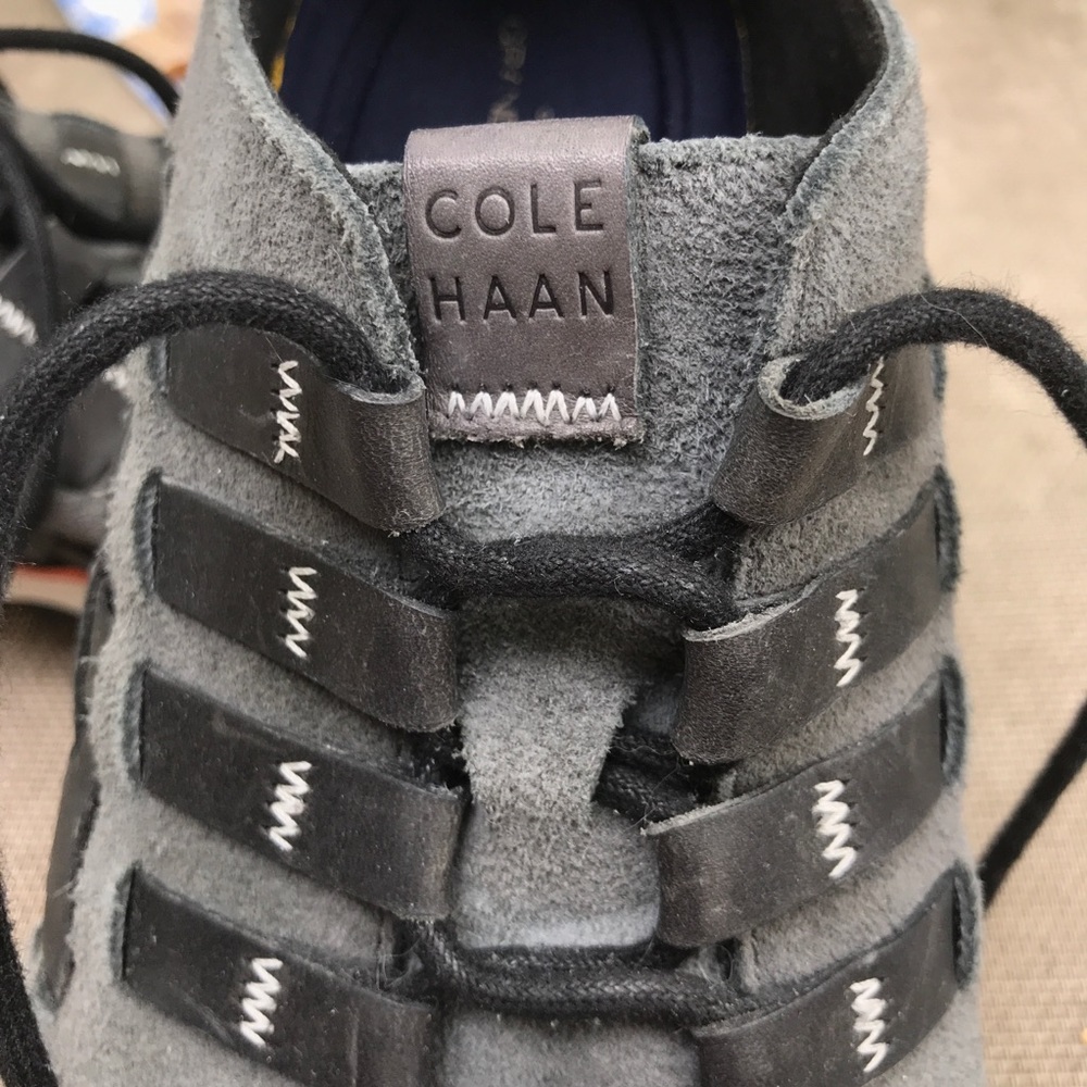 Cole Haan gray suede all terrain sneakers 10.5 - Picture 6 of 8